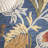 Marilyn Hand Tufted Wool Cotton Floral Rug in Navy Blue/Red-1898363807