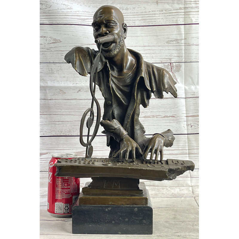 Sculpture en bronze par Isaac Hayes