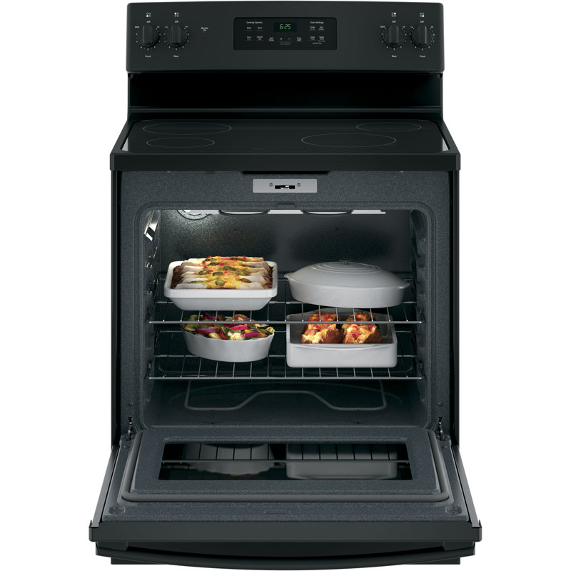 30" 5.3 cu. ft. Freestanding Electric Range, Black