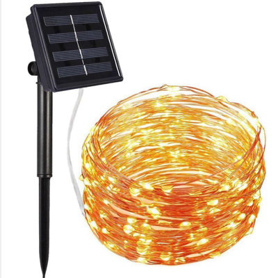 Outdoor 200 - Bulb 788'' Solar Powered LED Rope String Light