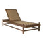 Chaise longue d'extérieur en teck Vaterra