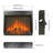 Ultra Thin 23 Inch Electric Fireplace Insert, Realistic Flame, Remote Control, Timer, Overheat , 1400W Heat, 5000 /H, 11 Temp Settings, 4 Adjustable Brightness, For 2000 - 2020 Furnitures Log & Suits
