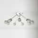 Optimist 9 Light Glass Semi Flush Mount