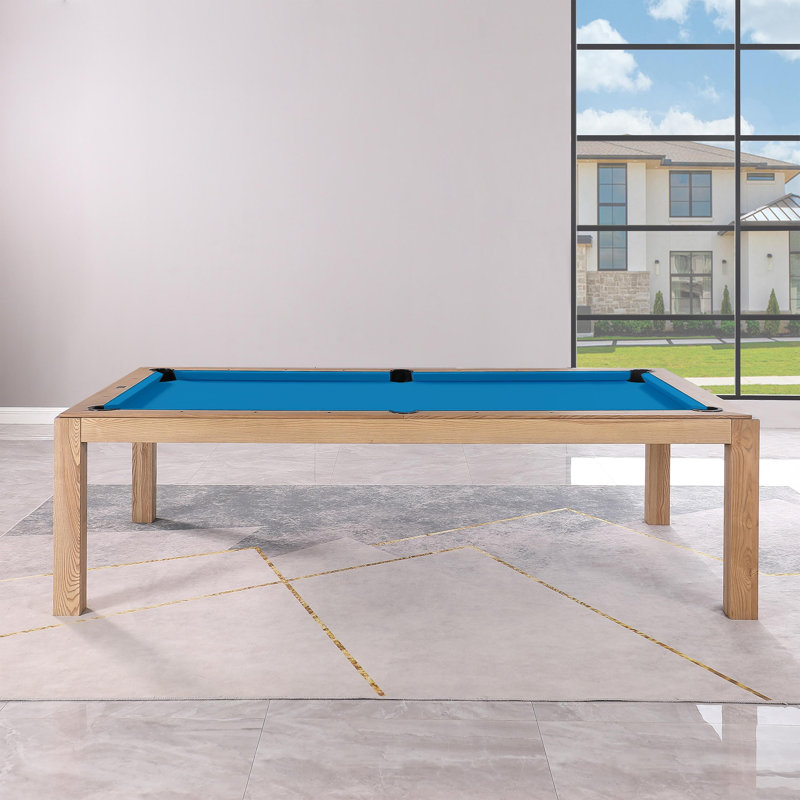 Table de billard Ashmont, 7 pi, Frêne Rétro, Bleu tournoi