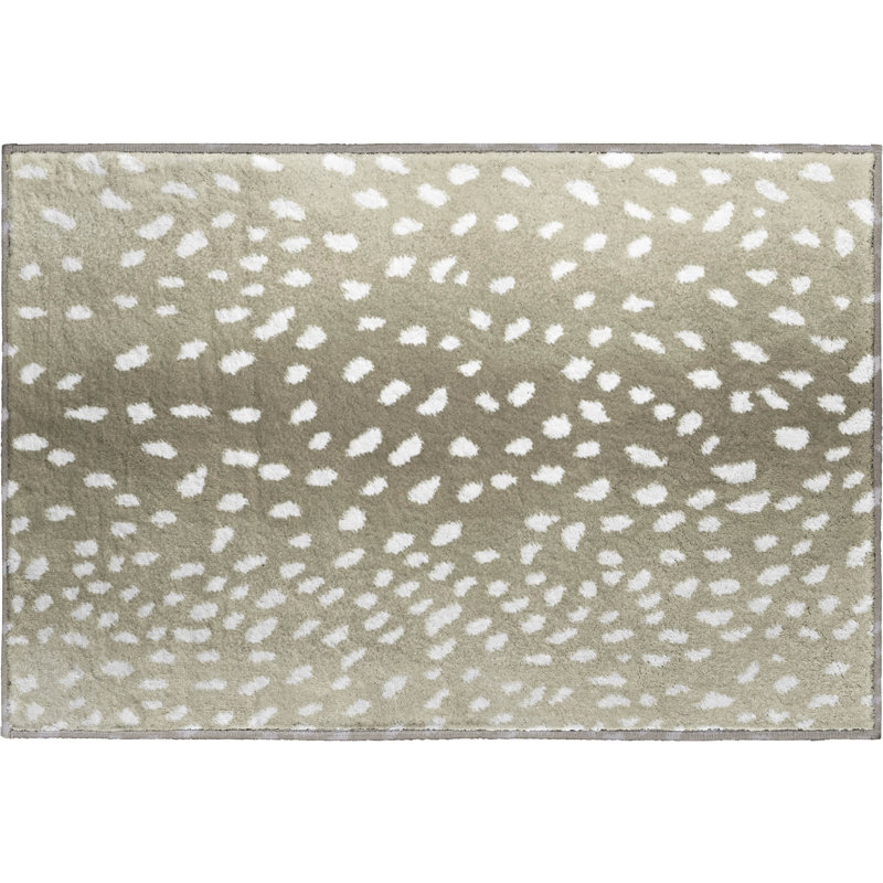 Premium Machine Washable Merilou AMF44 Fawn Rug, Rectangle 1'8" x 2'6"