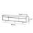 Cherry Wood TV Stand Large Capacity
