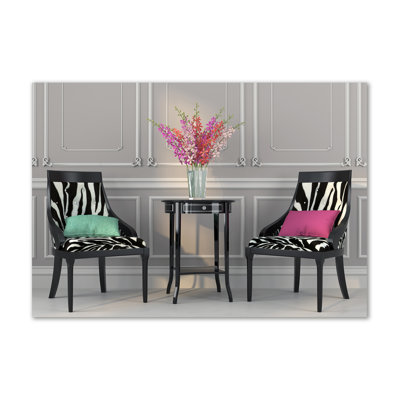 Two Chairs - Wrapped Canvas Print