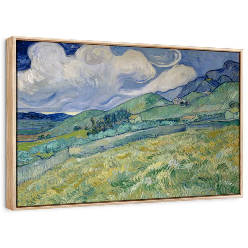 Alvord Wheatfield And Mountains 1889, 21" H x 31" W