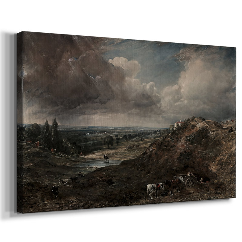 Branch Branch Pond, Hampstead Heath-John Constable-Gallery, toile tendue-c. 1824 - 1828, 24 x 36