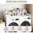 2-Tier Washer Dryer Countertop 54"x27.5", Shelf/Drawer Design with Non-Slip Pad, White-123949318