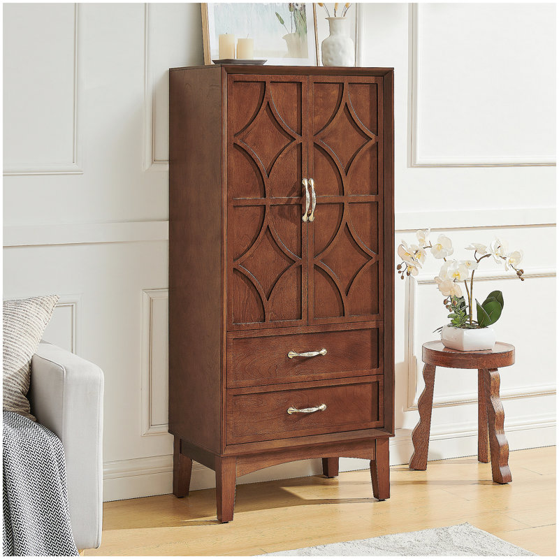 Armoire de rangement Mid Mid Modern, Noyer