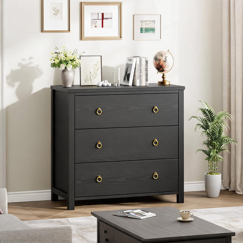 80 cm W Chest of 3 Drawers