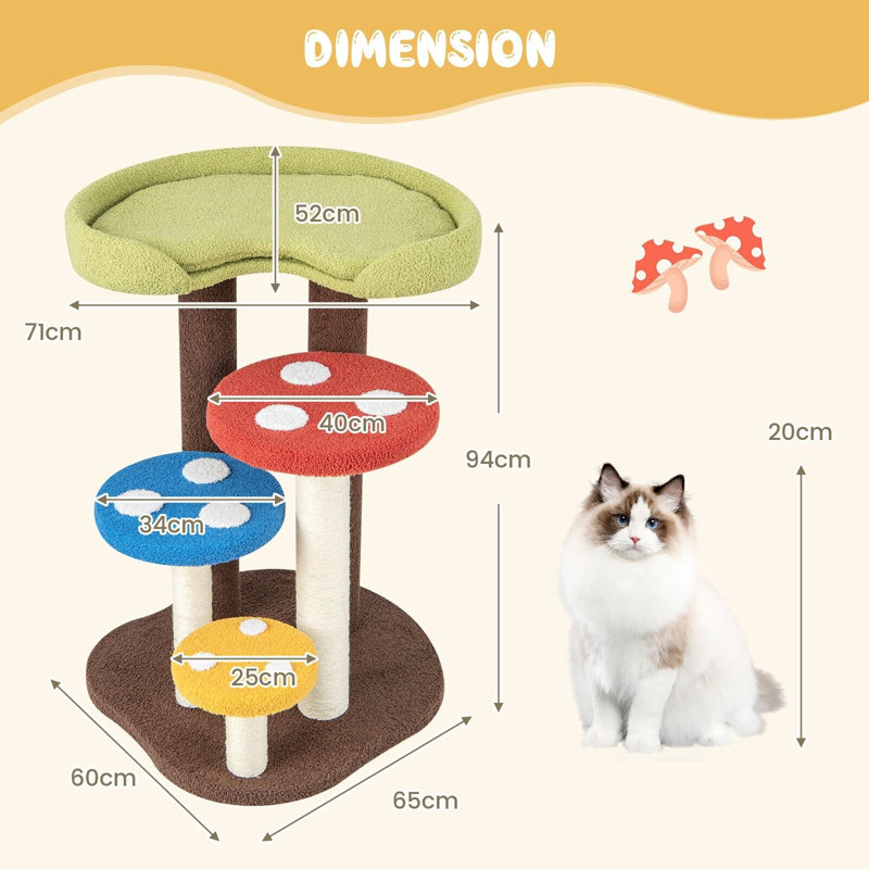 Hirschman 36.94cm H Cat Tree