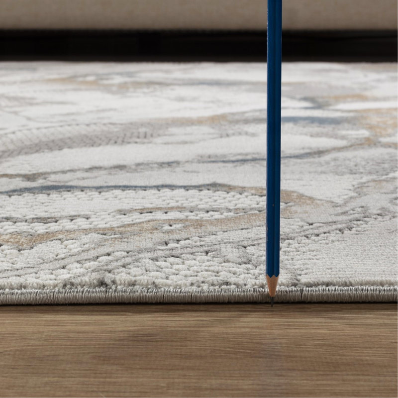 Tapis gris, Rectangle 7 pi 10 po x 10 pi 6 po