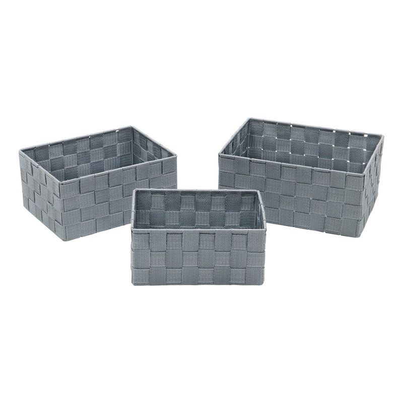 JVL Fabric Decorative Basket