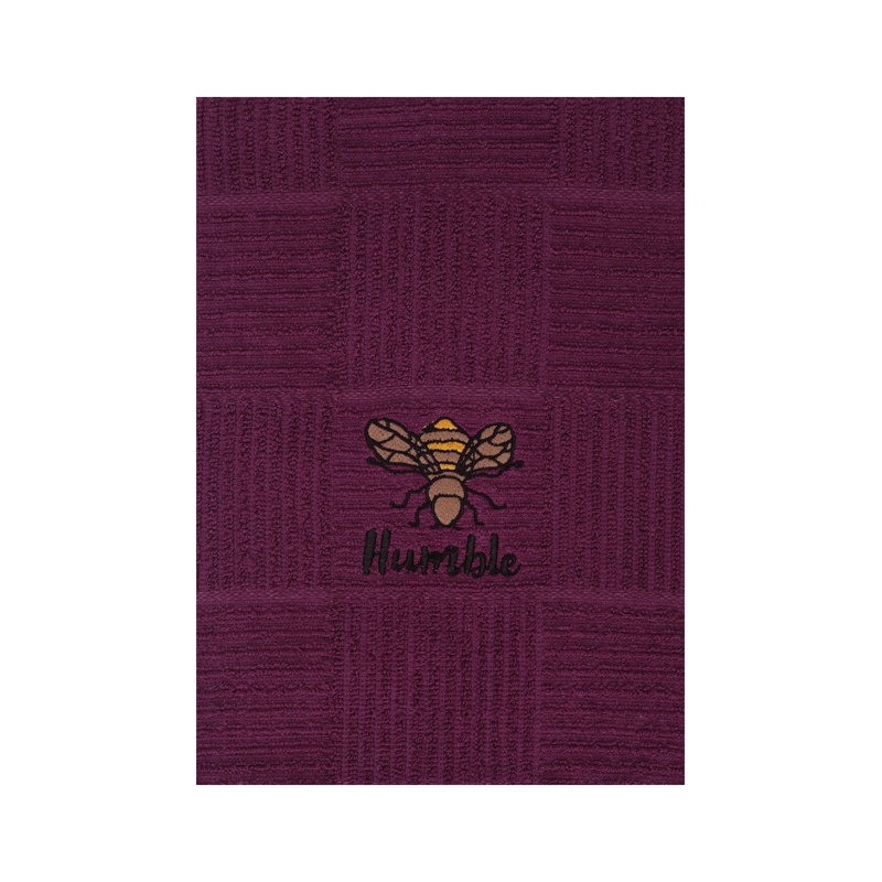Cotton Jacquard Tea Towel Kitchen Towel, Purple
