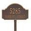 Fitzwilliams 2-Line Lawn Address Sign-2027468861-2027468864