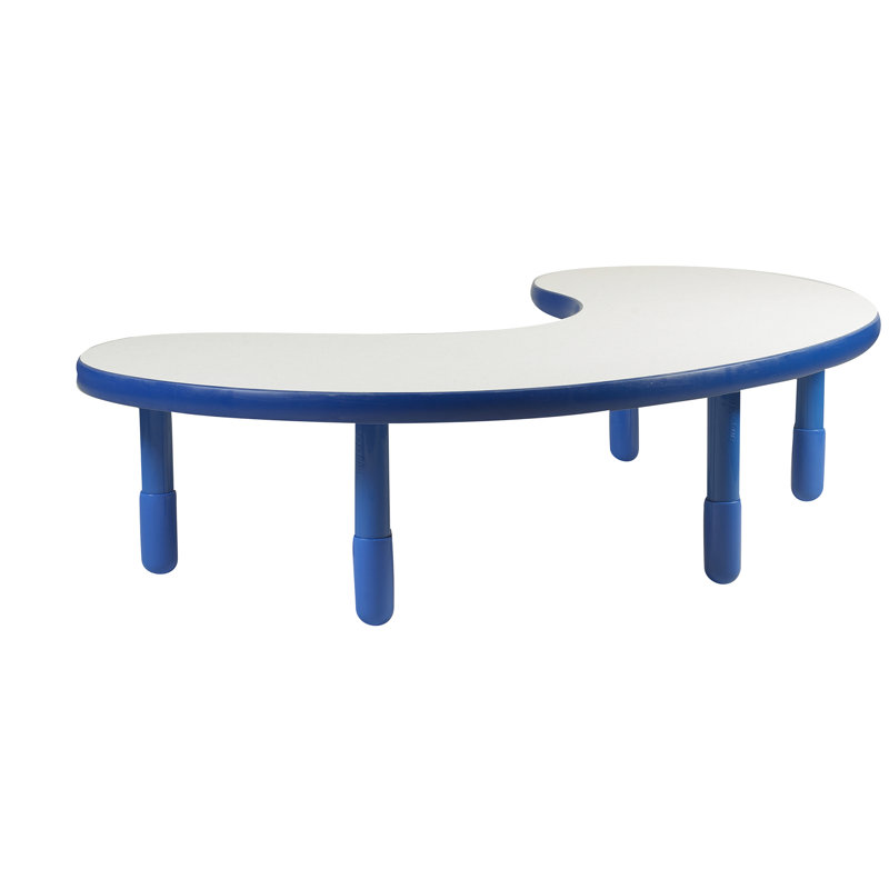 Table pour enfant BASELINE, Bleu royal, H 16 po x L 38 po x L 65 po