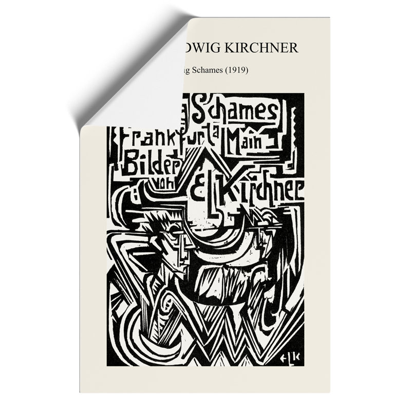 Ludwig Schames Print by Ernst Ludwig Kirchner - Frameless Print, 42cm H x 30cm W x 0.1cm D