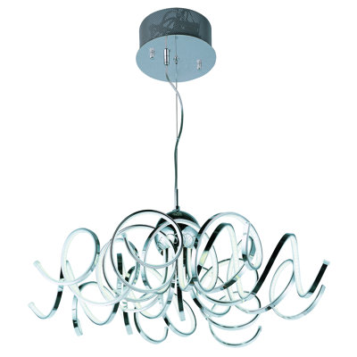 Luminaire suspendu géométrique à del unique/statement Brousseau
