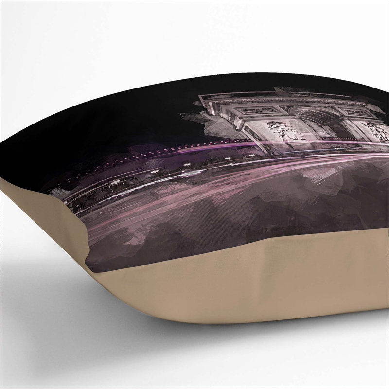 Square Cushion, Stone, 40cm H x 40cm W x 15cm D