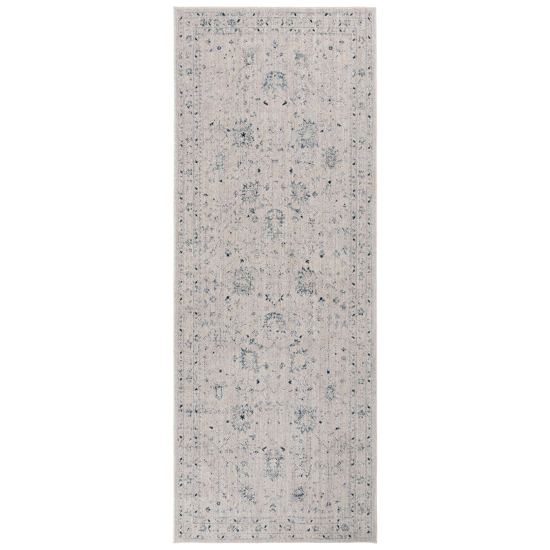 Melonye Antique Patina Performance Oriental Rug, Rectangle 4' x 10'