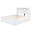 Lit plateforme avec tiroirs gigognes et prises USB-104224639