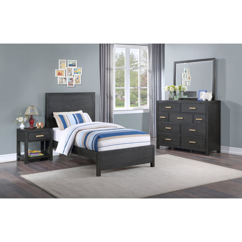 50'' W 9 - Drawer Dresser, Charcoal