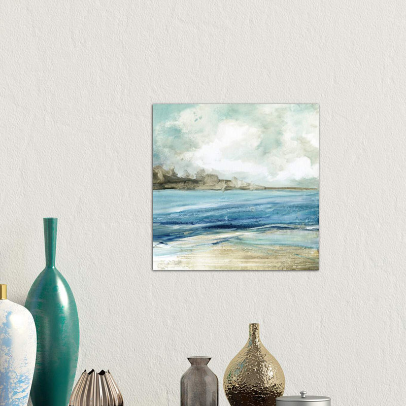 Soft Surf I by Carol Robinson - Wrapped Canvas Painting, 45.72 cm H x 45.72 cm W x 1.91 cm D
