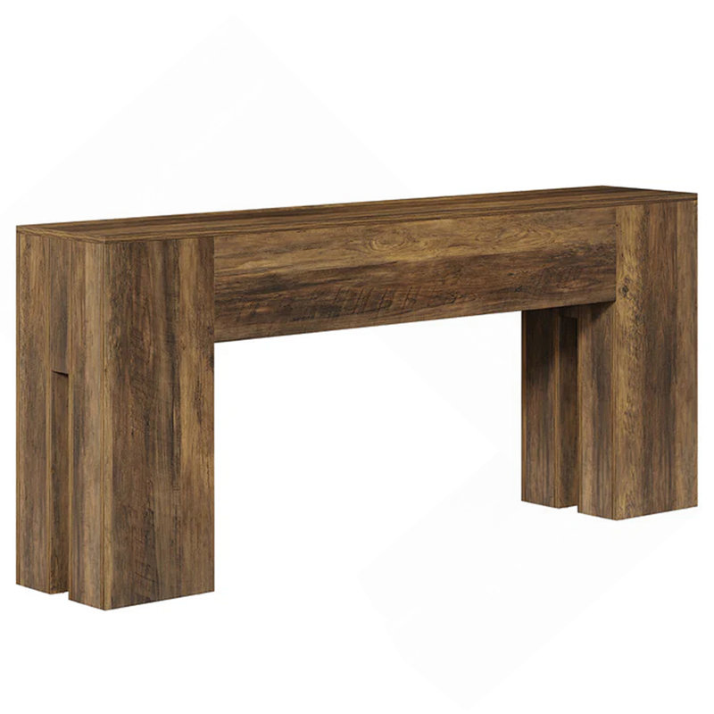 Rustic Coffee Table,Sturdy Console Table,Wooden Hallway Table