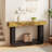 54"Narrow Console Table with U-Shaped Pedestal-541289896-541289898