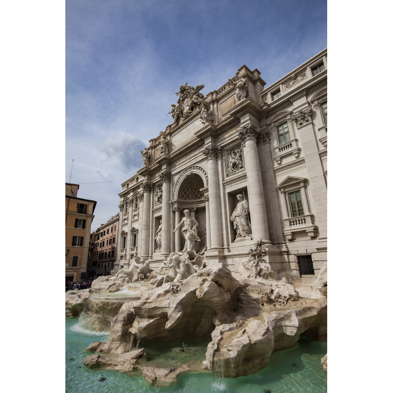 Trevi Fountain In Rome, Italy by Boggy22 - Wrapped Canvas Print, 46cm H x 30cm W x 3.8cm D
