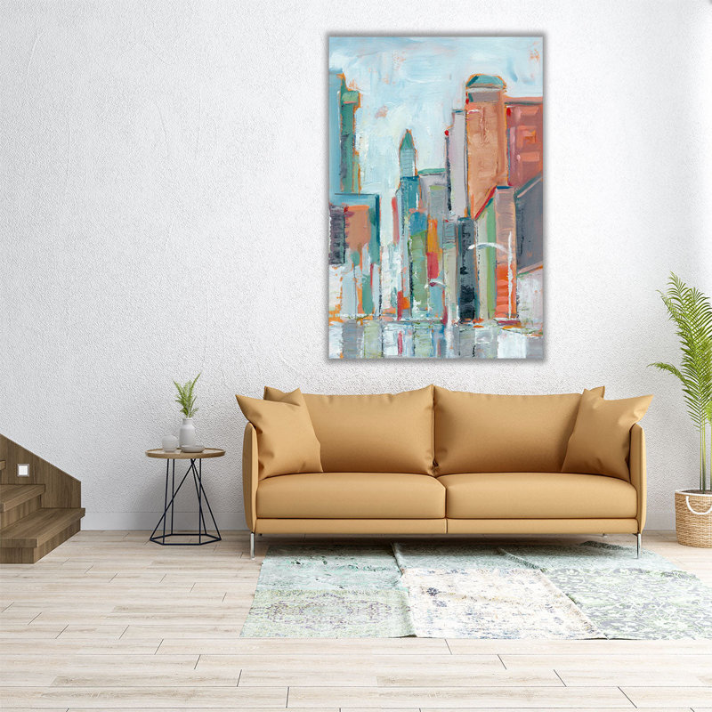 «Downtown Contemporary I», reproduction d'art sur toile, H 48 po x l 32 po