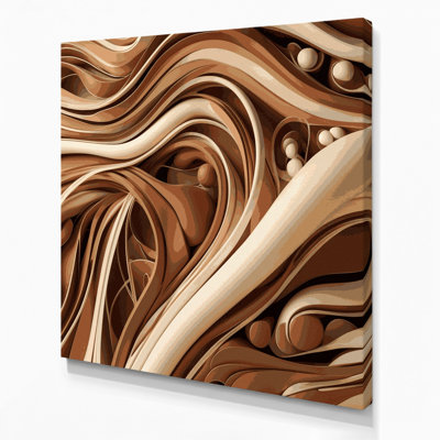Art mural sur toile Biomorphic Abstraction 50
