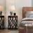 20" Round Industrial Side Table With Metal Openwork Frame, Rustic End Table Nightstand, Small Accent Table With Wood Top, Easy Assembly