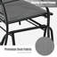 Chaise berçante d'extérieur en acier Gries-98652457