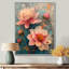 «Dahlia Collage II» - art mural rose-1197516338-1197516337