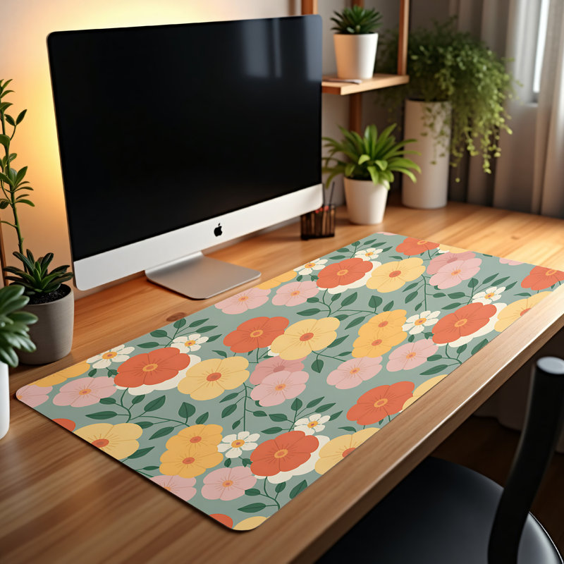 Polyester Desk Pad, 14.4x12.1