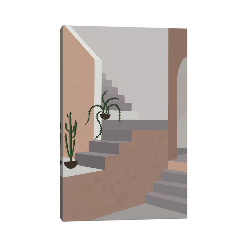 Stairs & Arc by Alisa Galitsyna - Wrapped Canvas Print, 20.32 cm H x 30.48 cm W