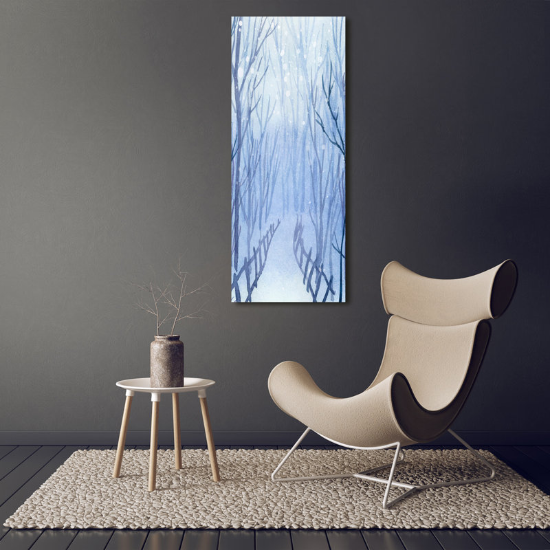 Winter forest 1 Piece Wrapped Canvas Wall Art