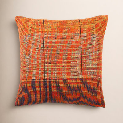 Clyde 18" x 18" Embroidered Cotton Pillow Cover