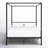 Tabiauea Metal Canopy Bed Frame with Wooden or Metal Slats-1063178861-1063178862