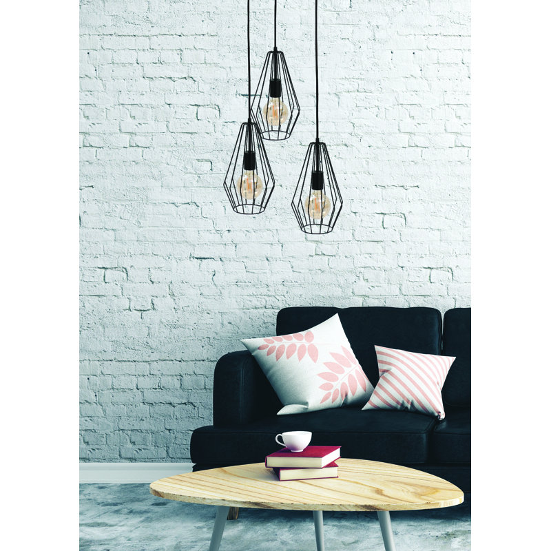 Estero 3 - Light Geometric Pendant, Black