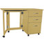 Solid Wood Base Writing Desk-12225590