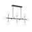 12 - Light Glass Globe Kitchen Island Linear Chandelier