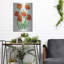 Art mural en métal «Red Tulips in Bloom I» par Tim O'Toole-101683401