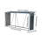 327cm W x 77cm D Metal Log Store