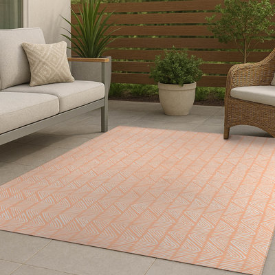 Tapis d'extérieur à rayures antidérapantes Chev