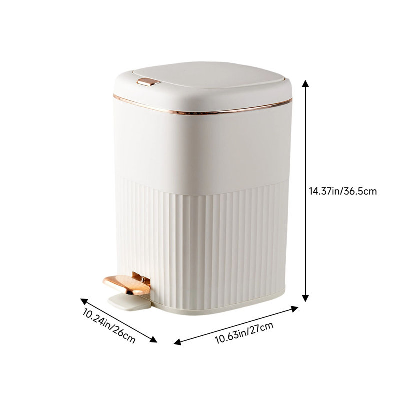 PP Manual Lift Waste Bin - 15L