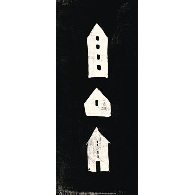 " Three Farm Houses " Painting Print